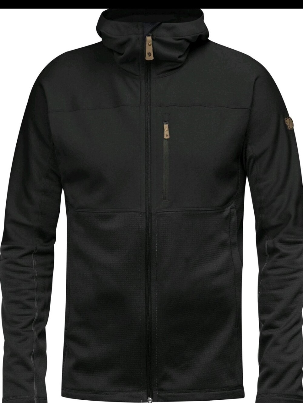 Fjallraven Abisko Trail Fleece Men's Jacket, Black, S - Picture 1 of 9